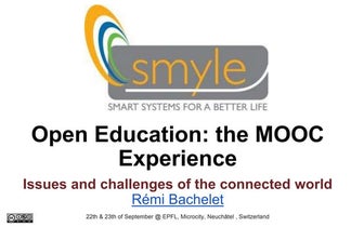 Open Education: the MOOC Experience