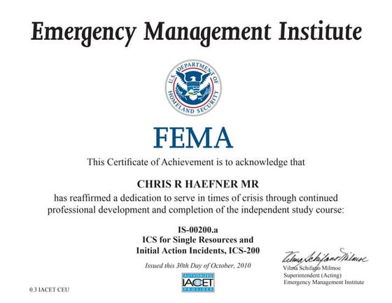 Certificado Fema 1 | PPT