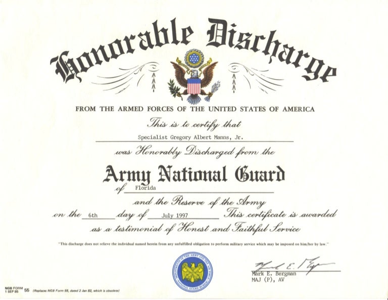 gregor manns army honorable discharge how do i get a copy of my dd form 256