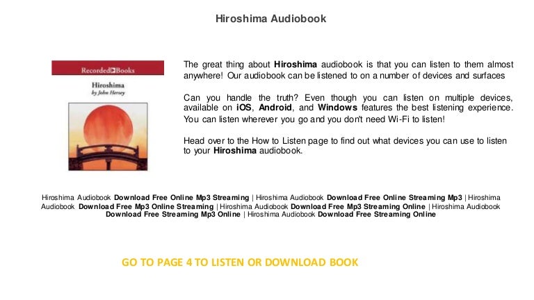 free downloadable audiobooks
