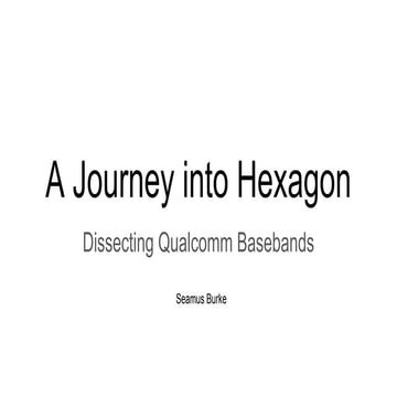 A Journey into Hexagon: Dissecting Qualcomm Basebands