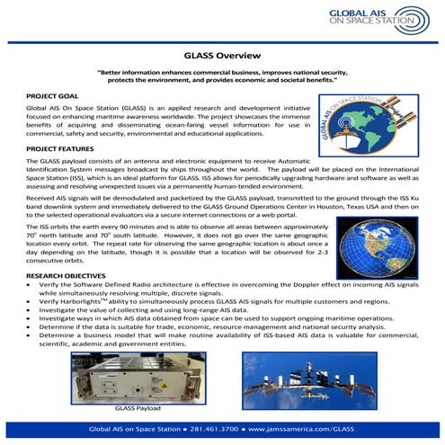 GLASS Overview 2016-06-01