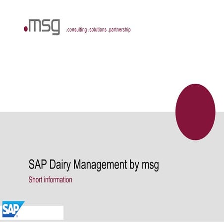 SDM E brief information 2016 | PDF