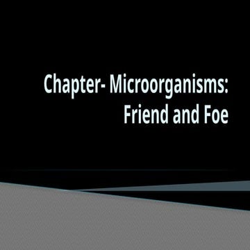 Microorganisms | Class-8 | CBSe | Science | PDF