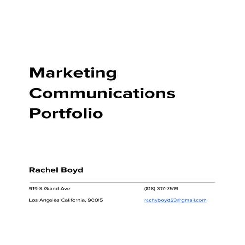 MarketingPortfolio