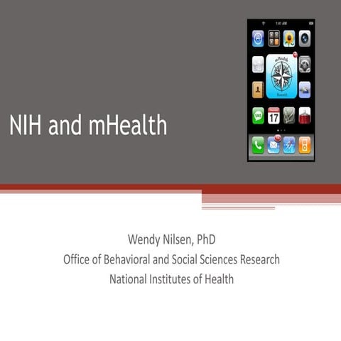 Using Mobile Technologies in Health Research at NIH
