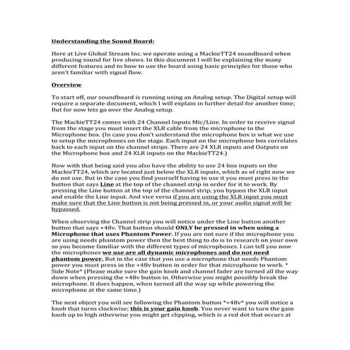 Understanding The Board