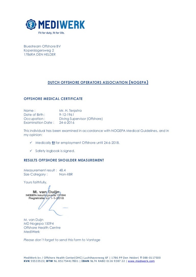 Offshore Medical Certificate and Shoulder measurement.PDF