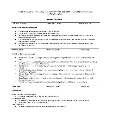 KENDRA'S PDF RESUME 2016 | DOCX