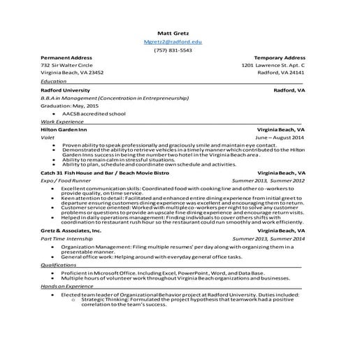 Joe L Resume | PDF