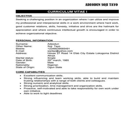 cv and documents ss | PDF