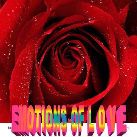 Emotio nof Love- good