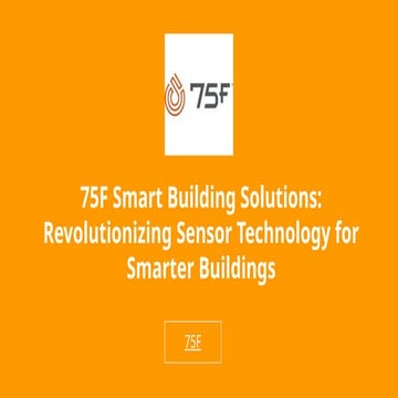 Temperature and Humidity Sensors  -  75F