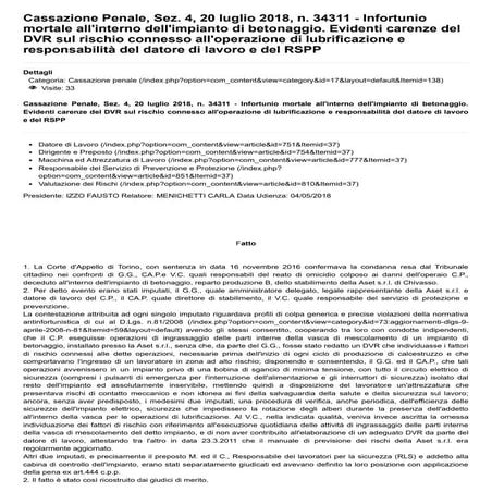 76   carenze dvr resp datore e rspp