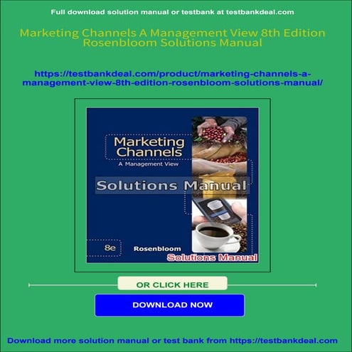[PDF Download] Marketing Channels A Management View 8th Edition ...