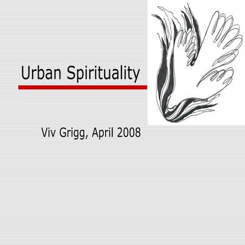520-1 Urban Spirituality Course Overview (no sound)