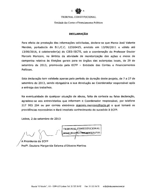 Marco Mendes ECFP PDF Marco Mendes ECFP PDF