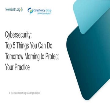 HIPAA Compliant Cybersecurity: Practical Implementation Tips