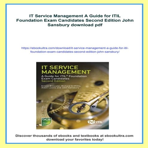 ITIL & ISO 20000 Bridge | PDF