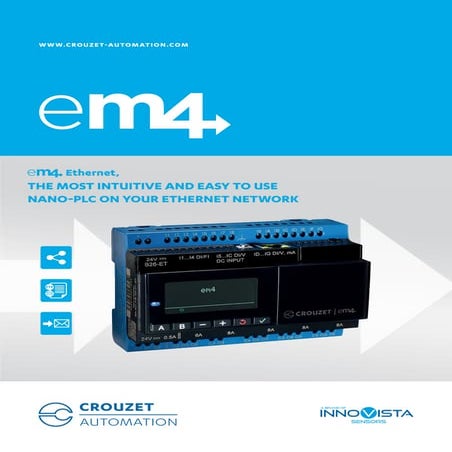 Crouzet Automation - em4 Ethernet brochure, English Version