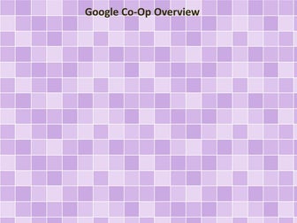 Google Co-Op Overview