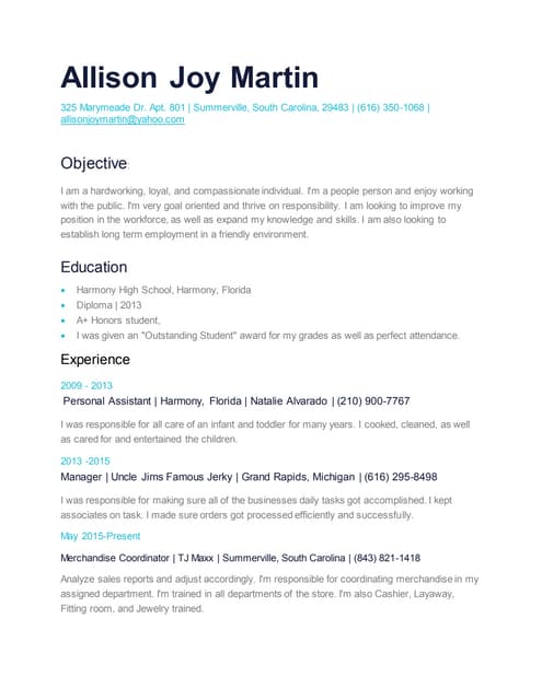Jocelyn rendon's Resume | DOCX