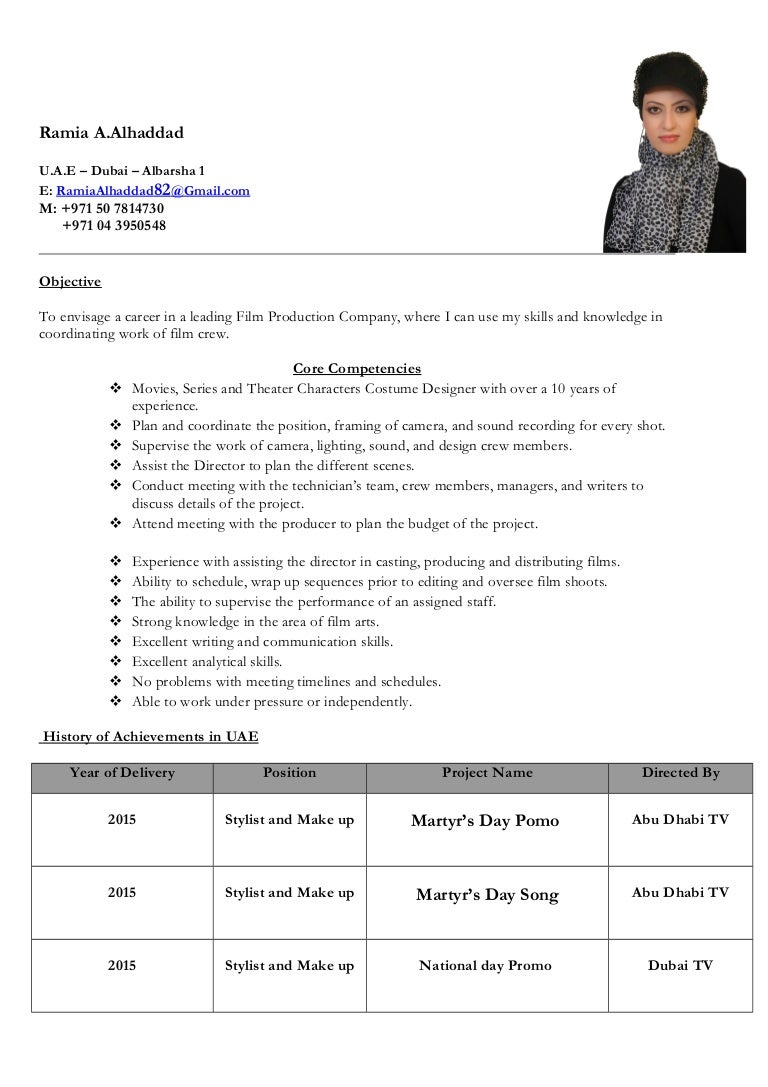 Ramia Al Haddad CV