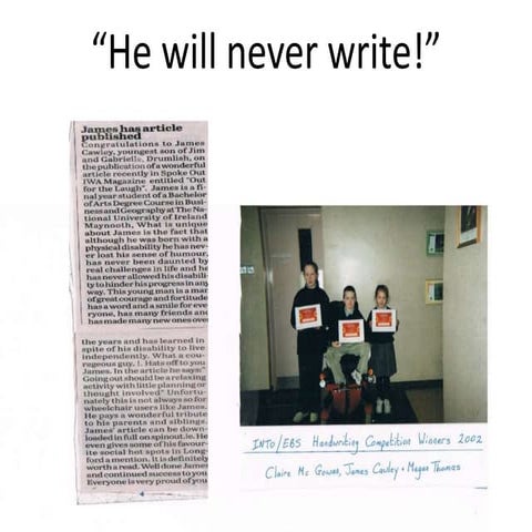 MU access Award presentation.