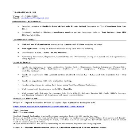 Vinodkumar_Testconsultant_sandisk