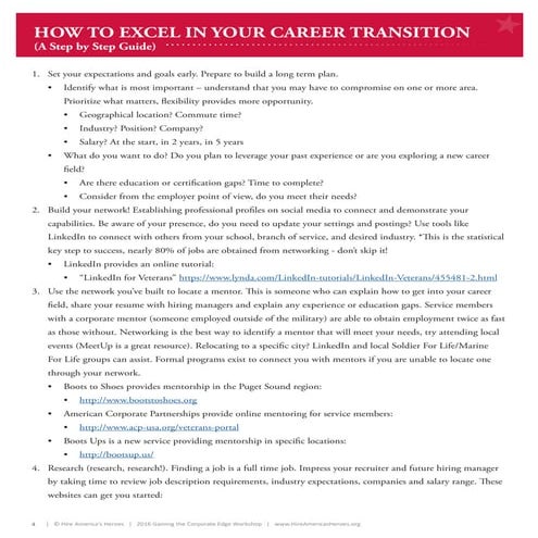 2016 Gaining the Corporate Edge Workshop