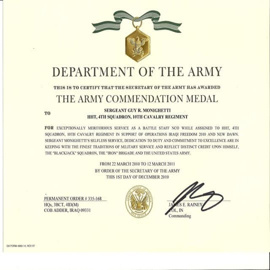 Battle Staff NCO ARCOM 2011 | PDF