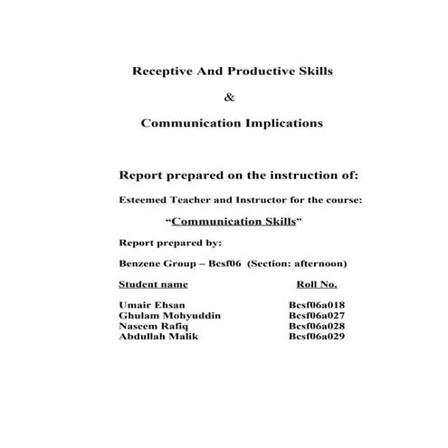 7717524 Receptive And Productive Skills And