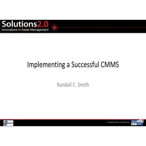 Implementing a Successful CMMS