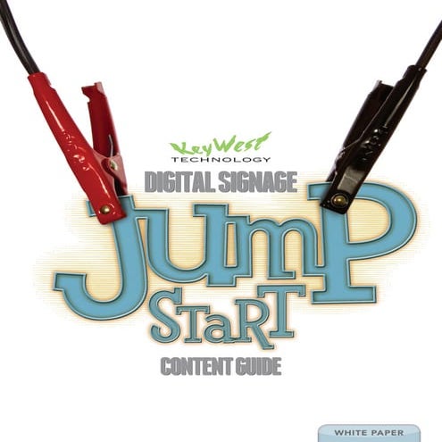 Jumpstart Your Digital Signage Content