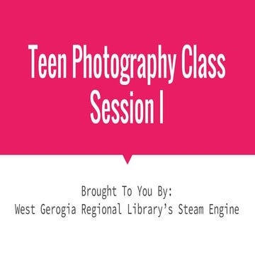 Teen Photography Class-2