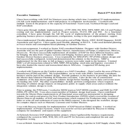 Executive Summary 20150227