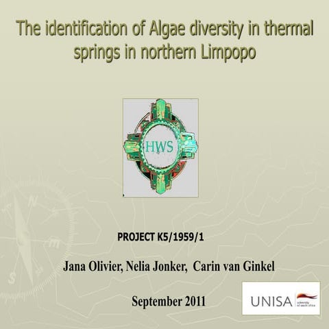 HWS ALGAE referegroup meeting Sep 2011