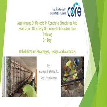 3rd Day - Mahmoud Abufouda | PPTX | Civil Engineering Industry | Industries