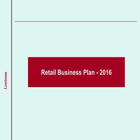 Business Plan Retail