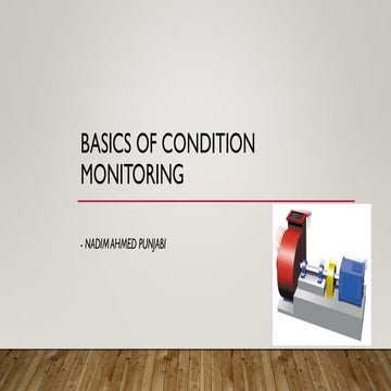 LECTURE 18 condition based monitoring.ppt