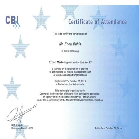 Training courses & certificates | PDF