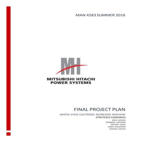 Final Project Management Plan | DOCX