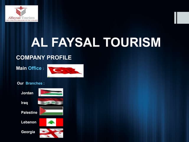 ALFAYSAL TOURISM PROFILE