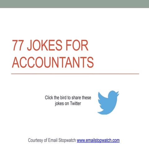 77 Hilarious Accounting Jokes
