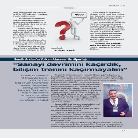 Semih Arslan'ın Volkan Atasever ile Röportajı