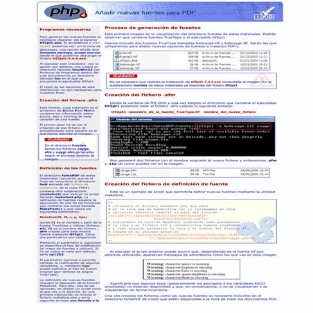 77 Php. AñAdir Nuevas Fuentes Para Pdf