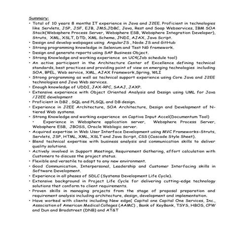 Suresh ChinnappanResume