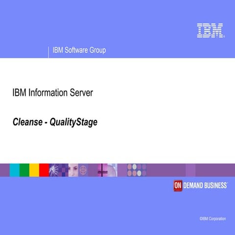 Qualitystage IBM Infosphere server cleanse