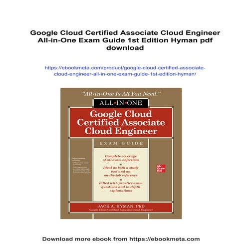 Google Cloud Certified Associate Cloud Engineer All-in-One Exam Guide 1st Edi...