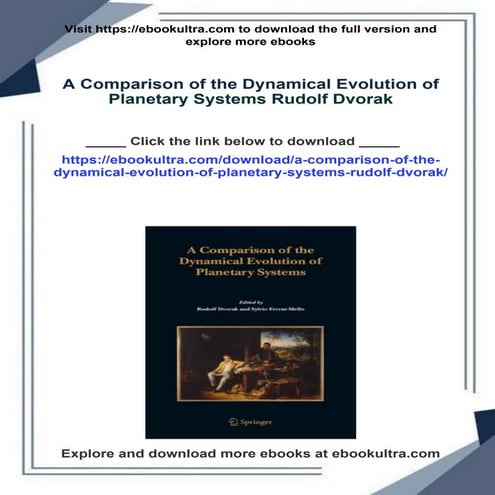 A Comparison of the Dynamical Evolution of Planetary Systems Rudolf Dvorak